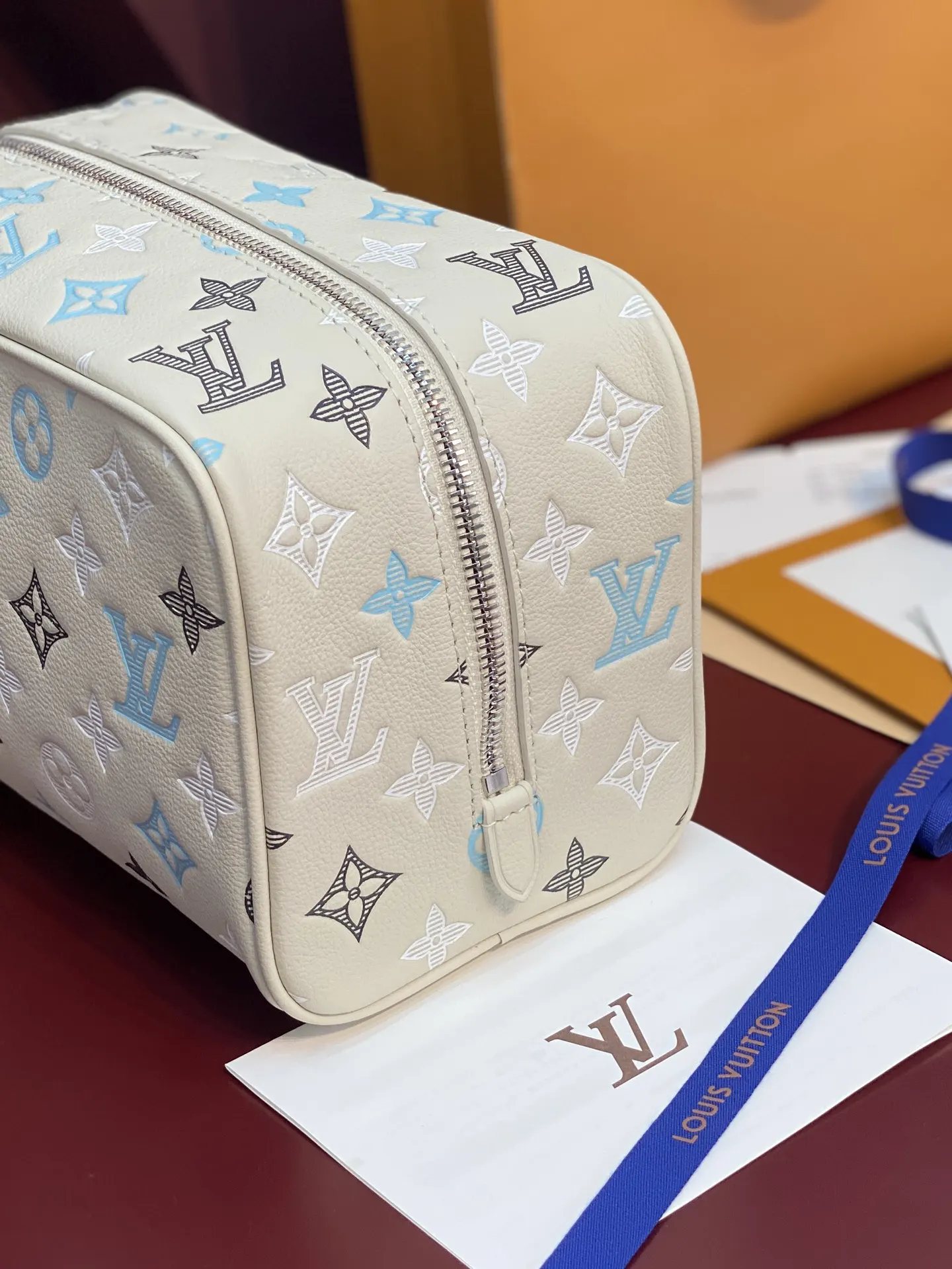 Cosmetic Pouch Leather