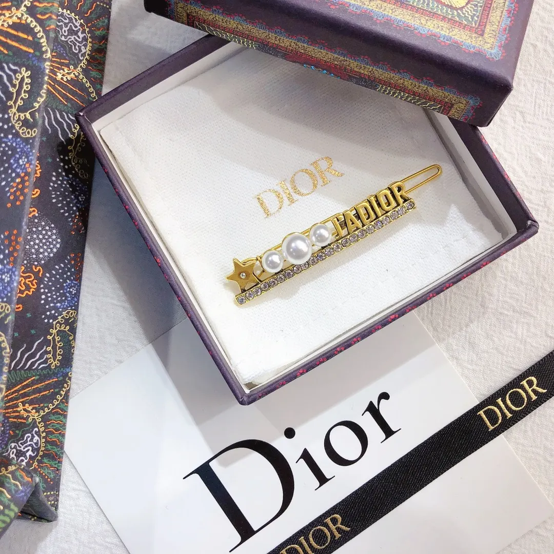 Dior J'Adior 黑色织带发饰 字母款