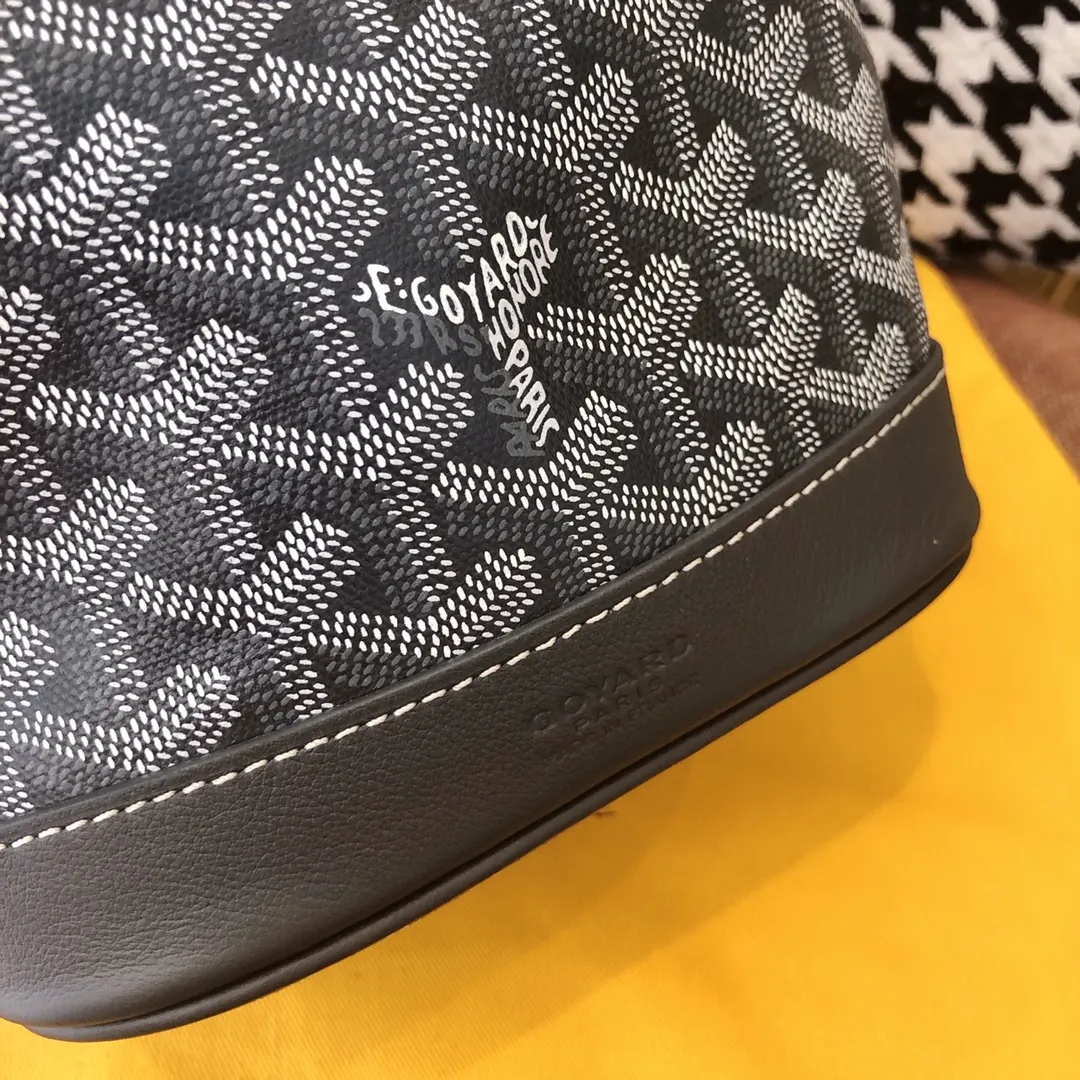 Goyard 老花 灰色 帆布 水桶包 休閒水桶款