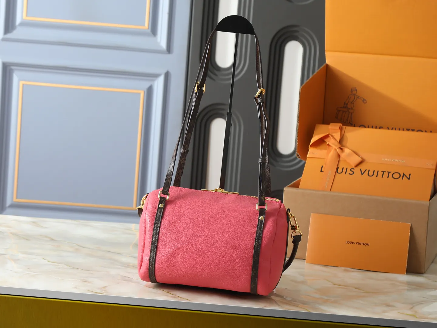 LV Keepall 牛皮 旅行袋 大容量旅行款