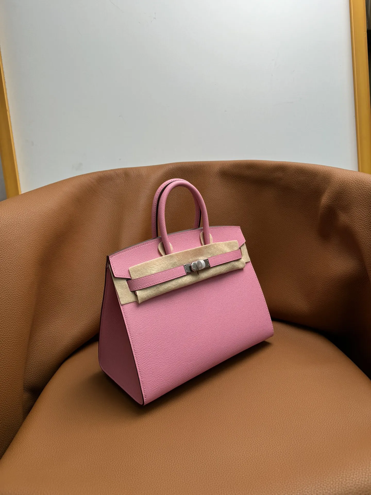 Birkin 铂金 外缝 铂金 进口Epso 手提包 通勤手提款