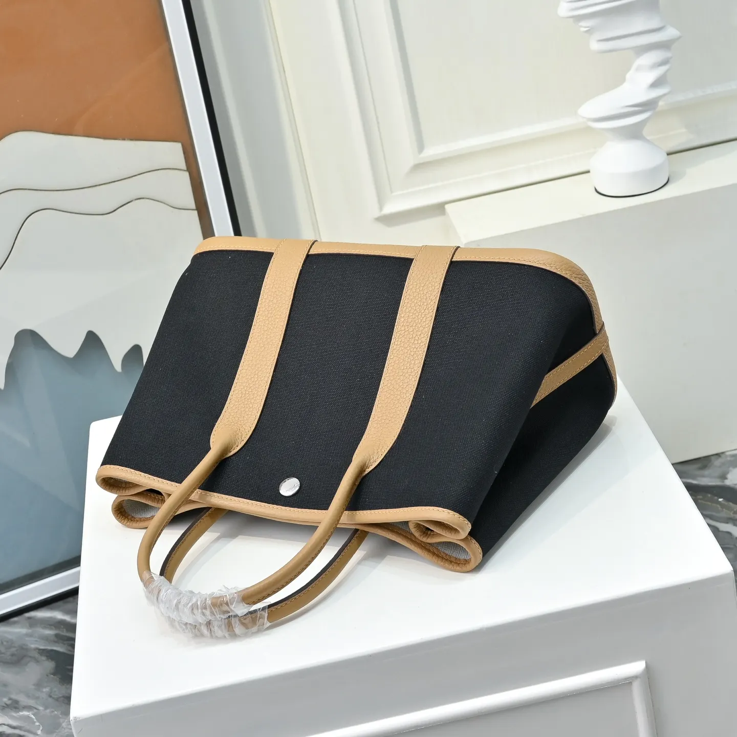 Hermès Garden Party 拼色 Togo牛皮 托特包
