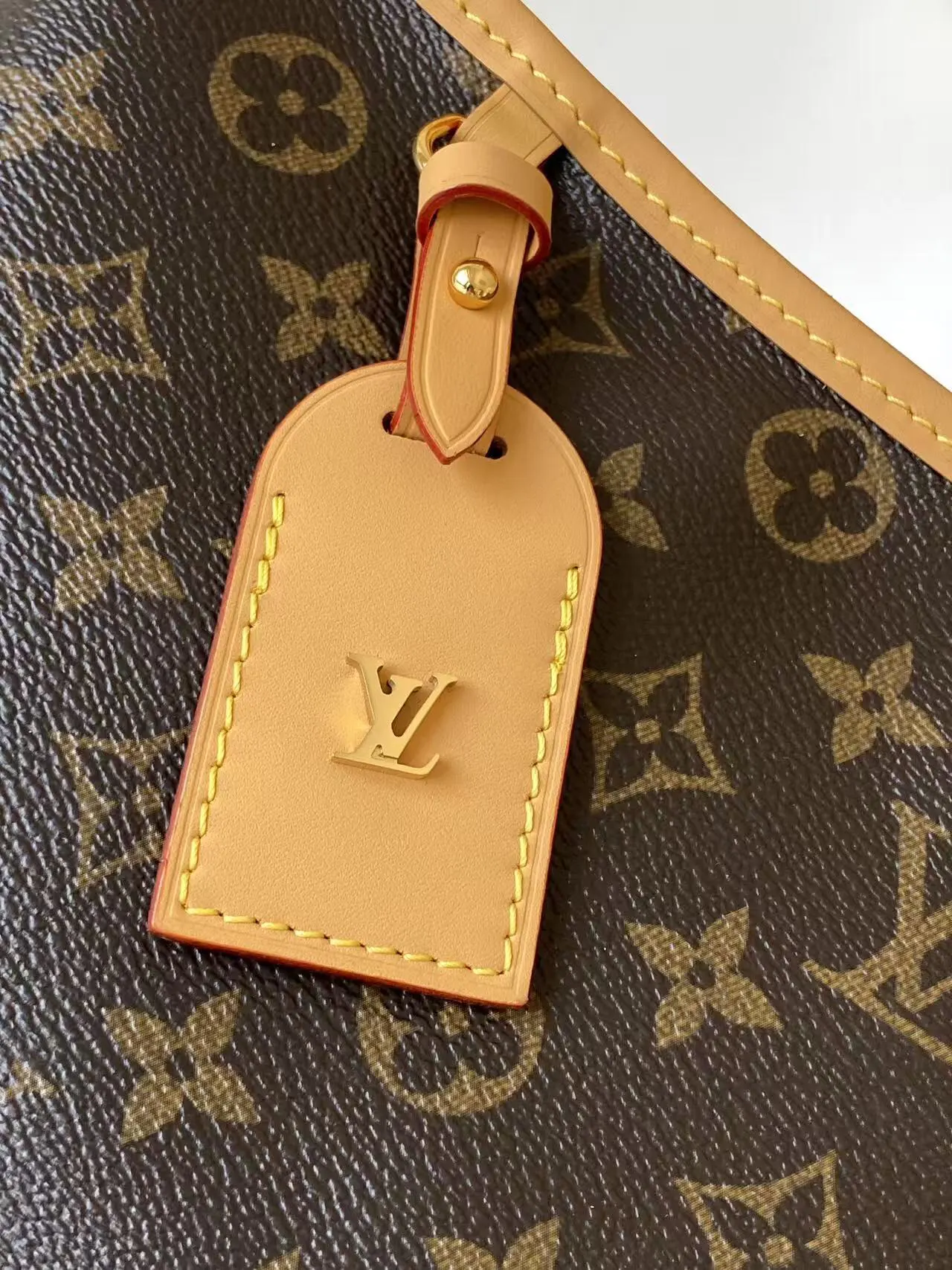 CarryAll 老花 金色 牛皮 手拿包 精致手拿款
