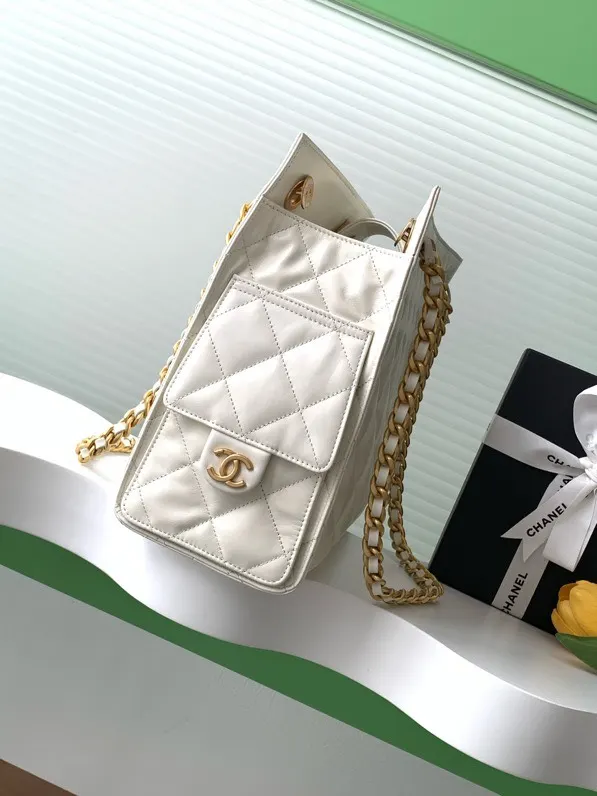 CHANEL Hobo 牛皮 腋下包 复古腋下背款