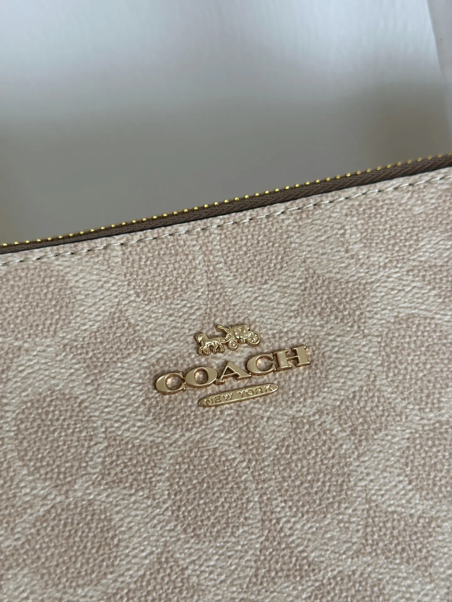 Coach 老花 牛皮 托特包 大容量托特款