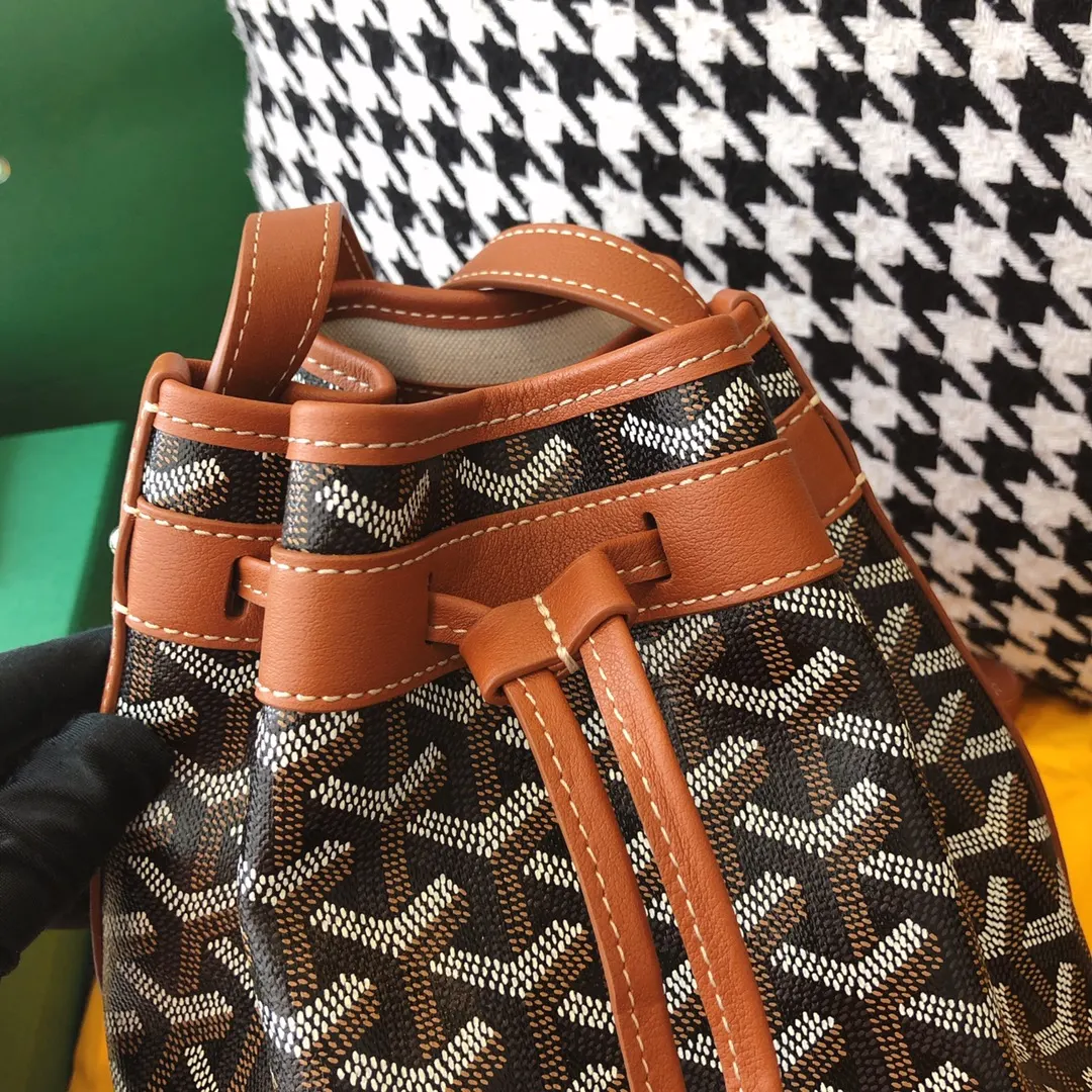 Goyard 棕色 老花 帆布 水桶包 休閒水桶款