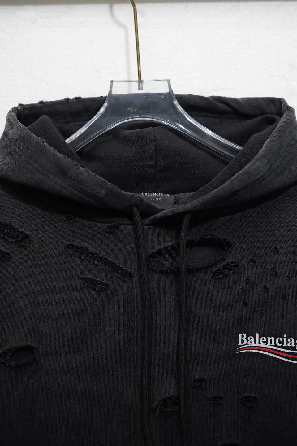 Balenciaga Logo 卫衣 黑色