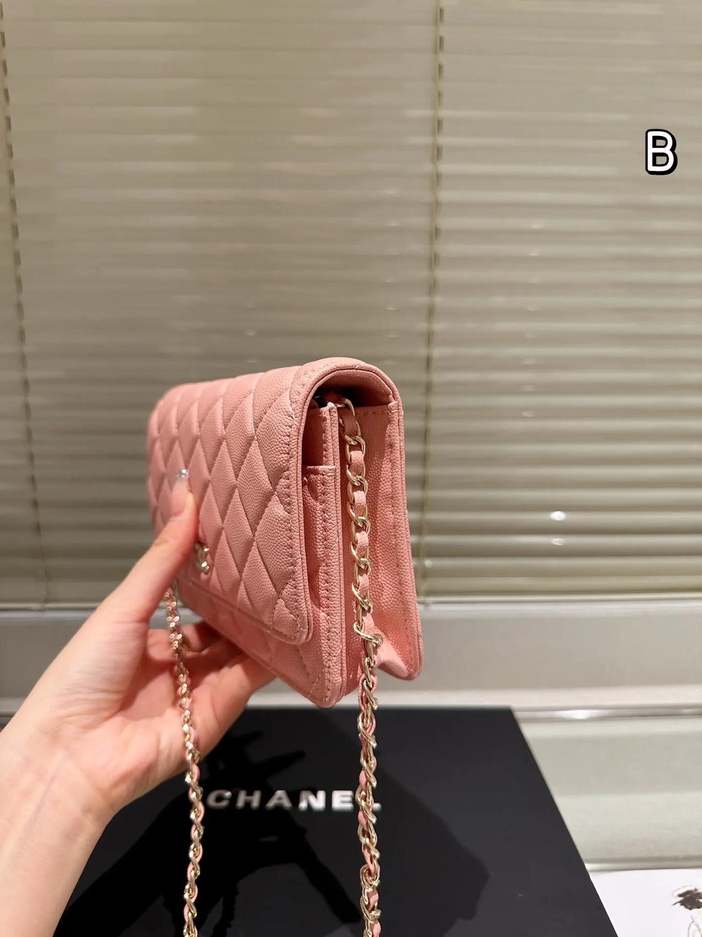 牛皮 掛件 Trendy Woc 斜背包 輕便斜挎款