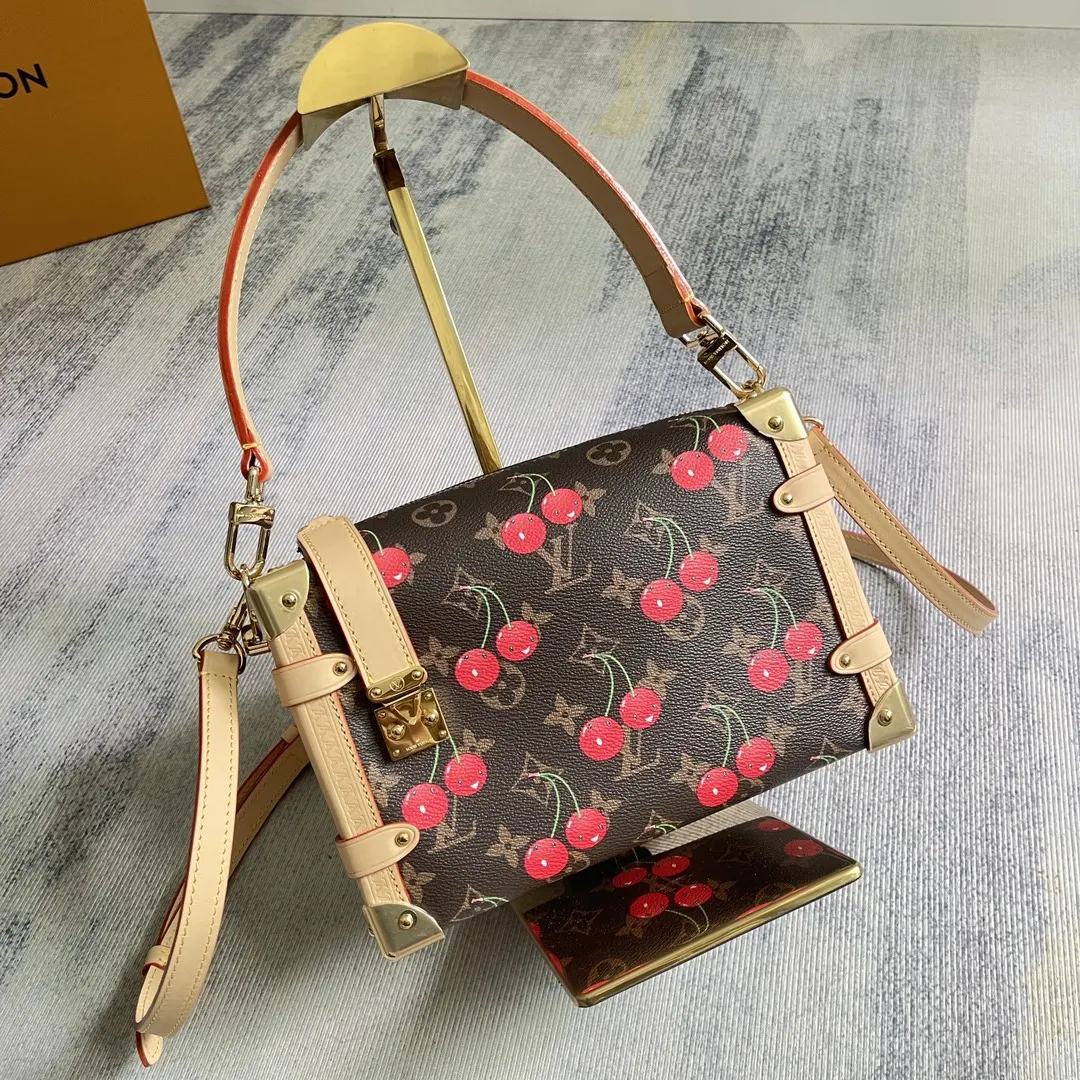 Louis Vuitton Monogram Suitcase Travel Lightweight Leather