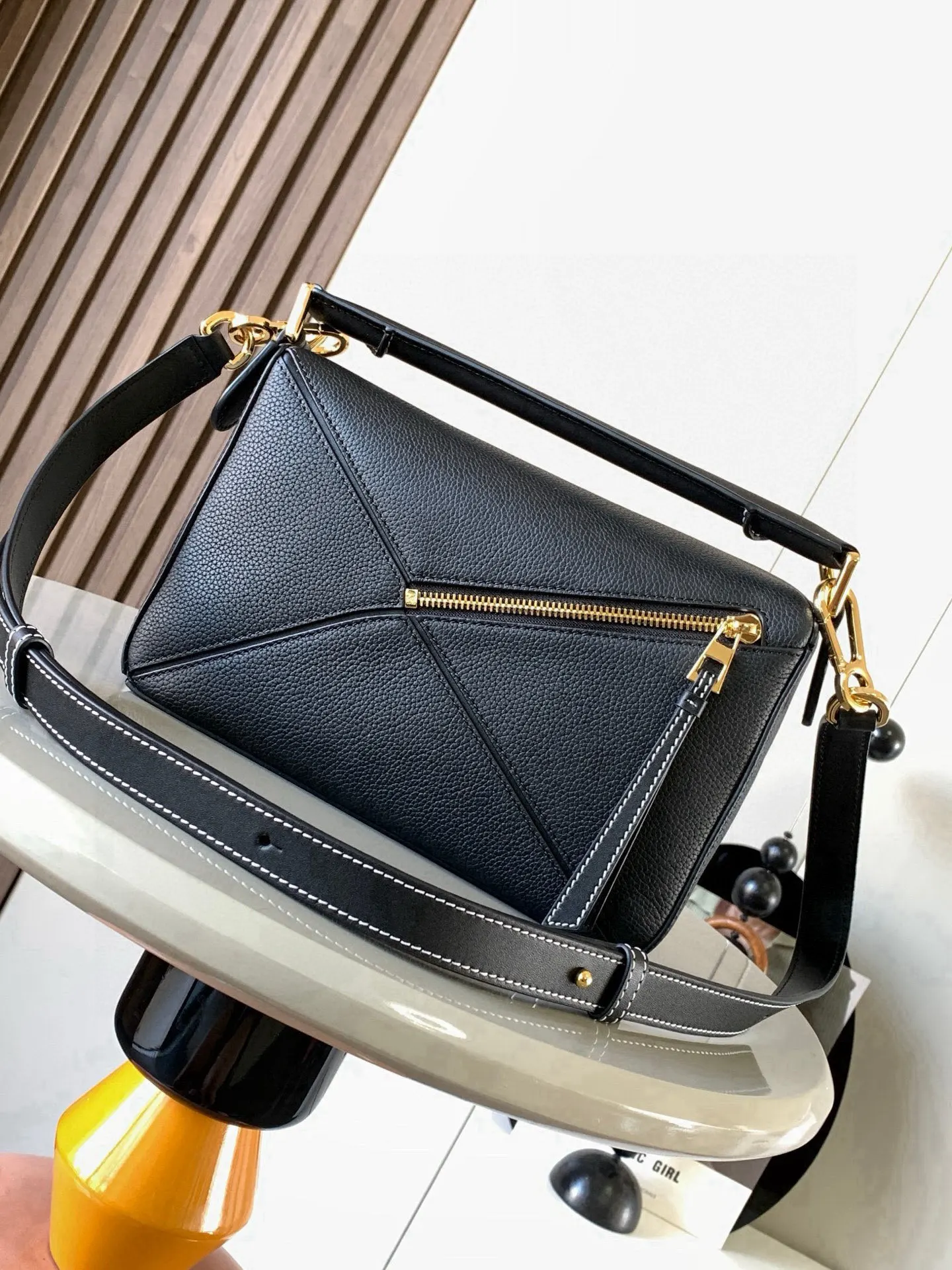 Black Clutch Bag Leather