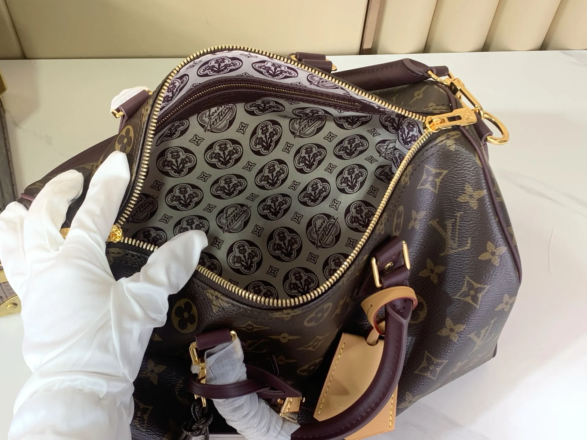 Speedy 黑色 帆布 链条包 精致链条款