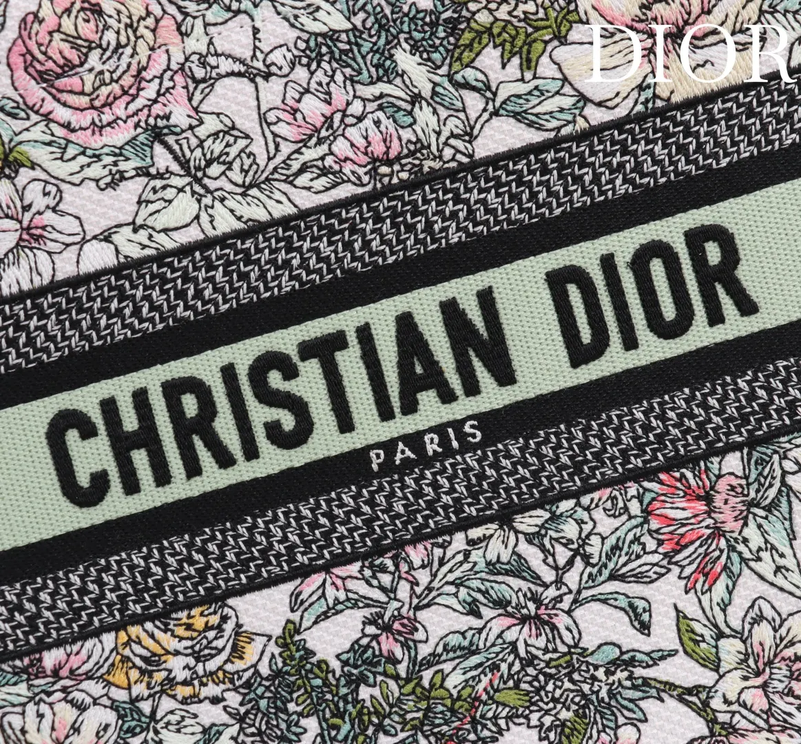Dior 拼色 托特包 大容量托特款