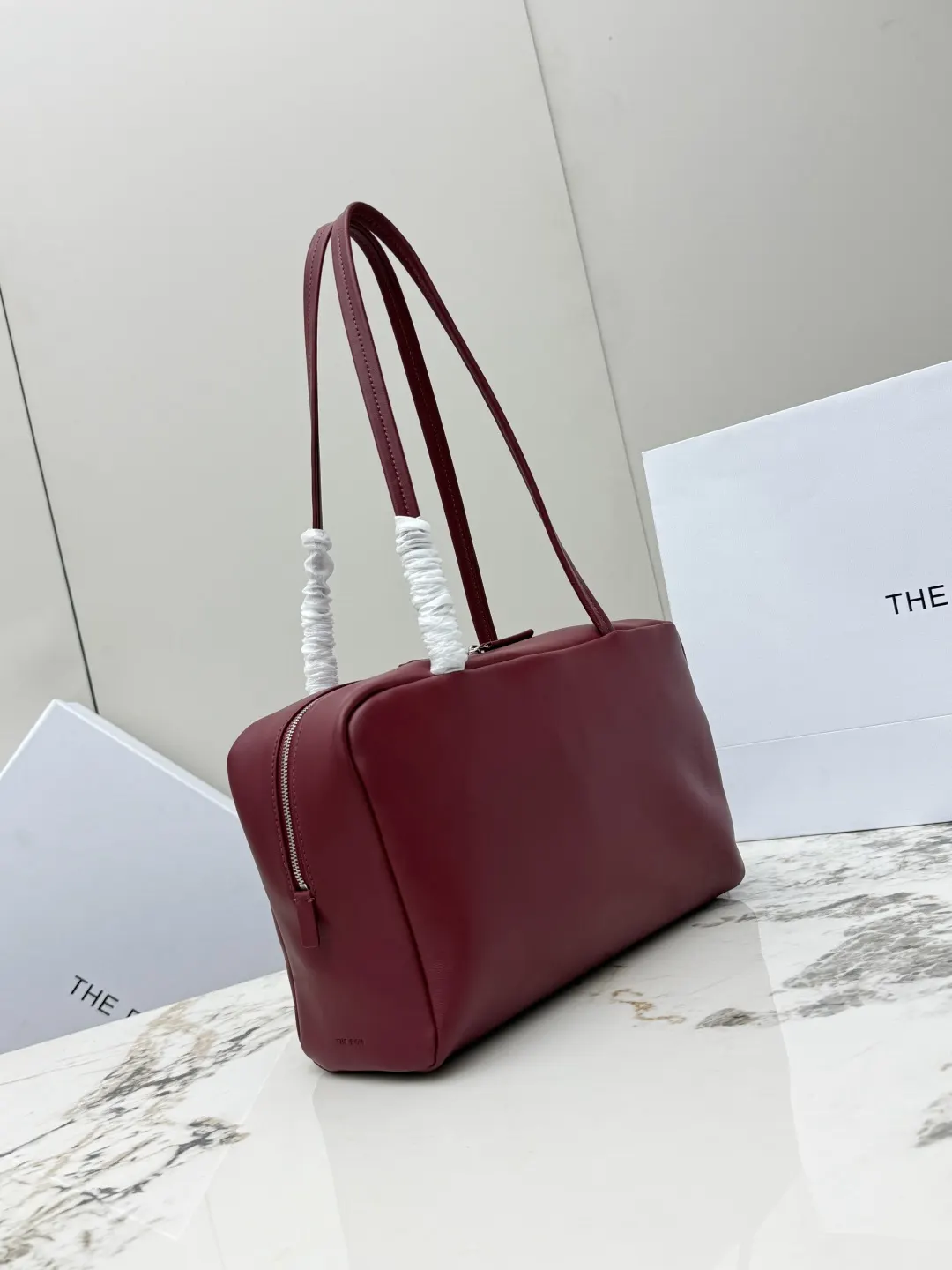 羊皮 玫瑰 TR羊皮 THE ROW Astra保龄 单肩包 日常单肩背款