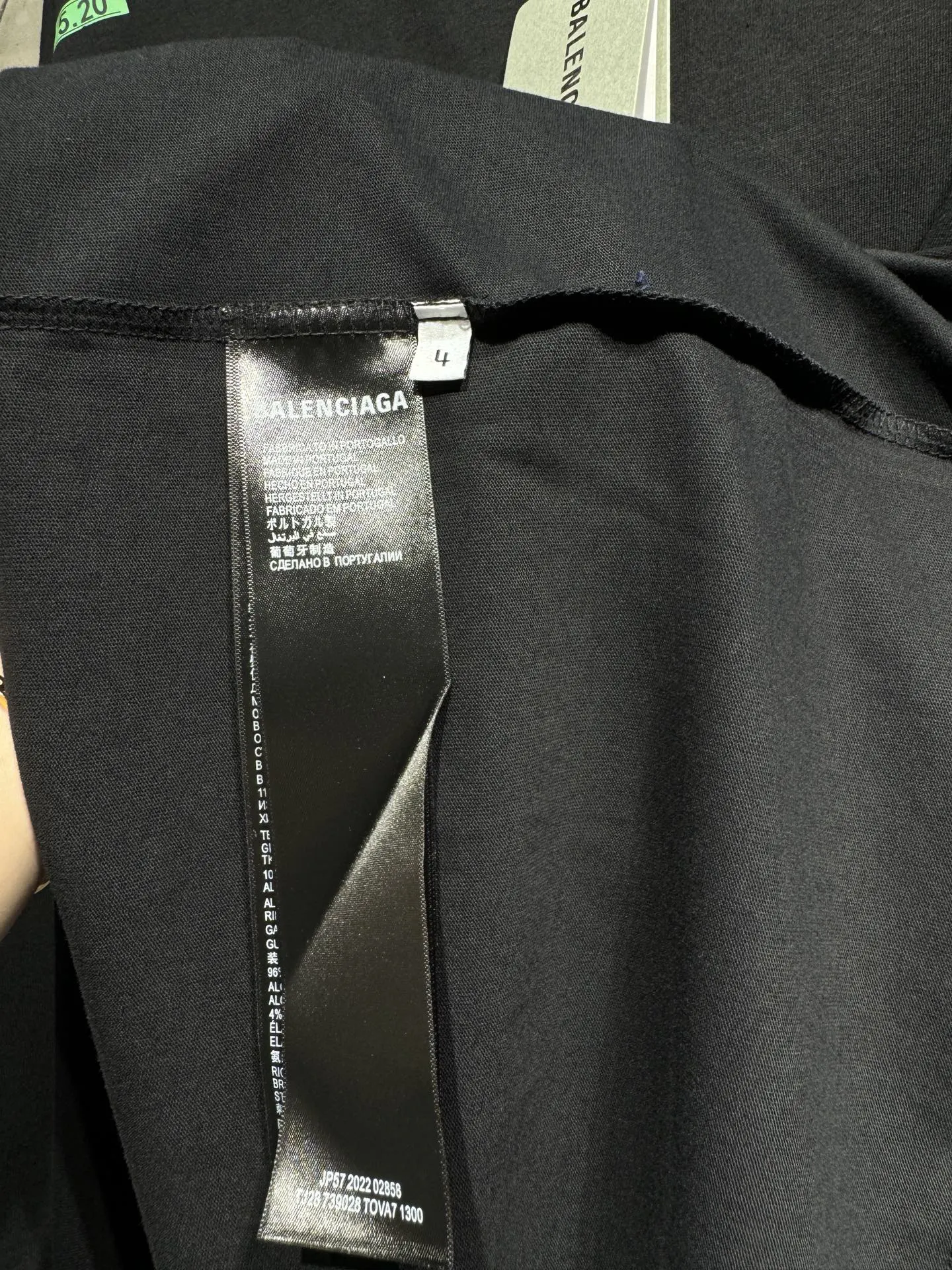 Balenciaga 26SS 黑色 T恤