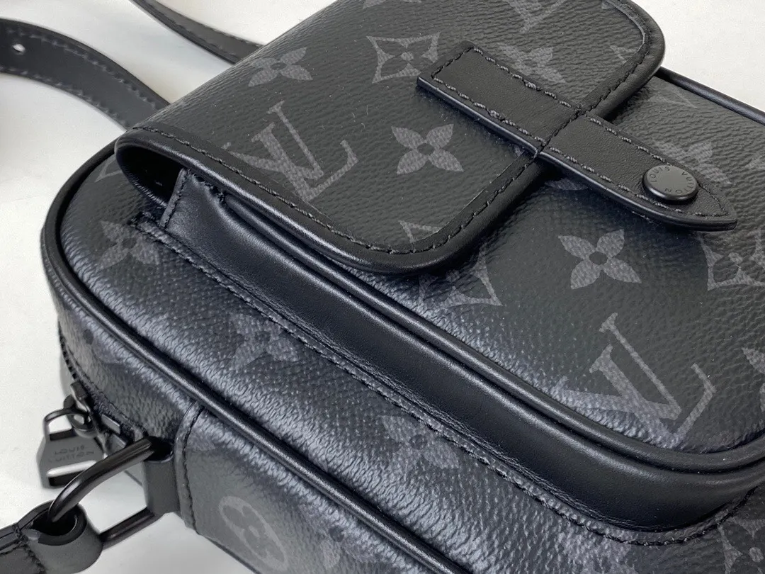 LV 黑色压纹小方包 单肩斜挎款｜ORBUYBAG 岚奢包高端时尚精品