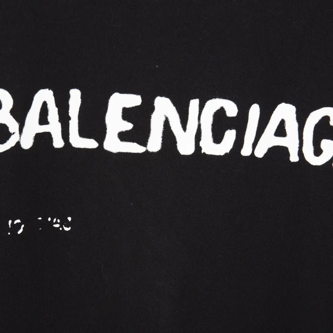 Balenciaga Logo Short Sleeve T-Shirt Street