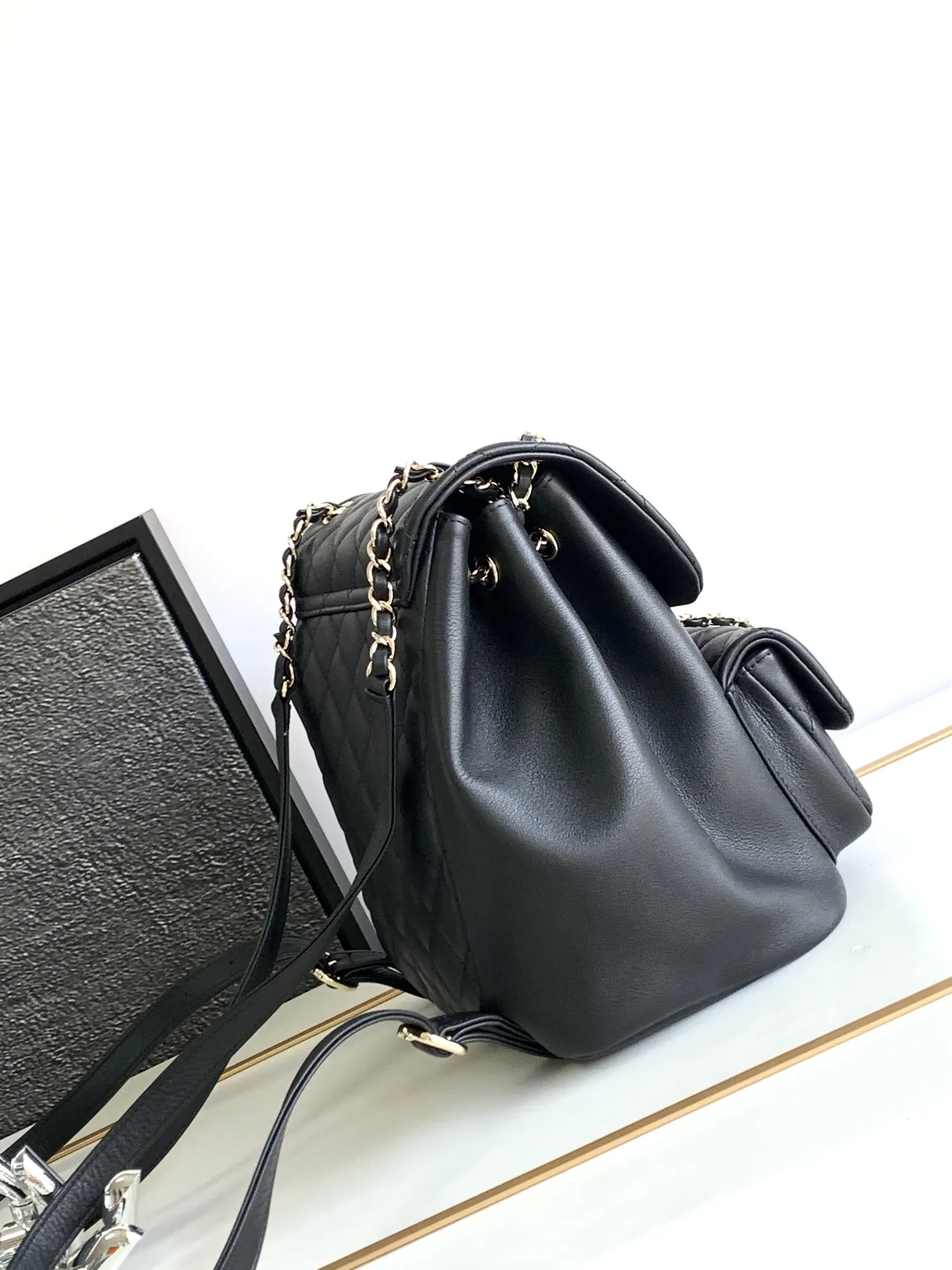 CHANEL 牛皮 雙肩包 实用雙肩款
