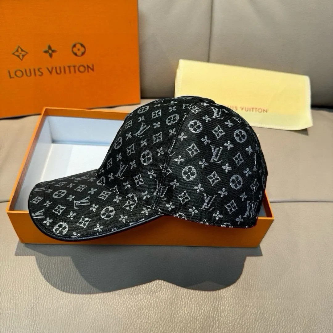 LV 提花 牛皮 棒球帽 日常休闲款