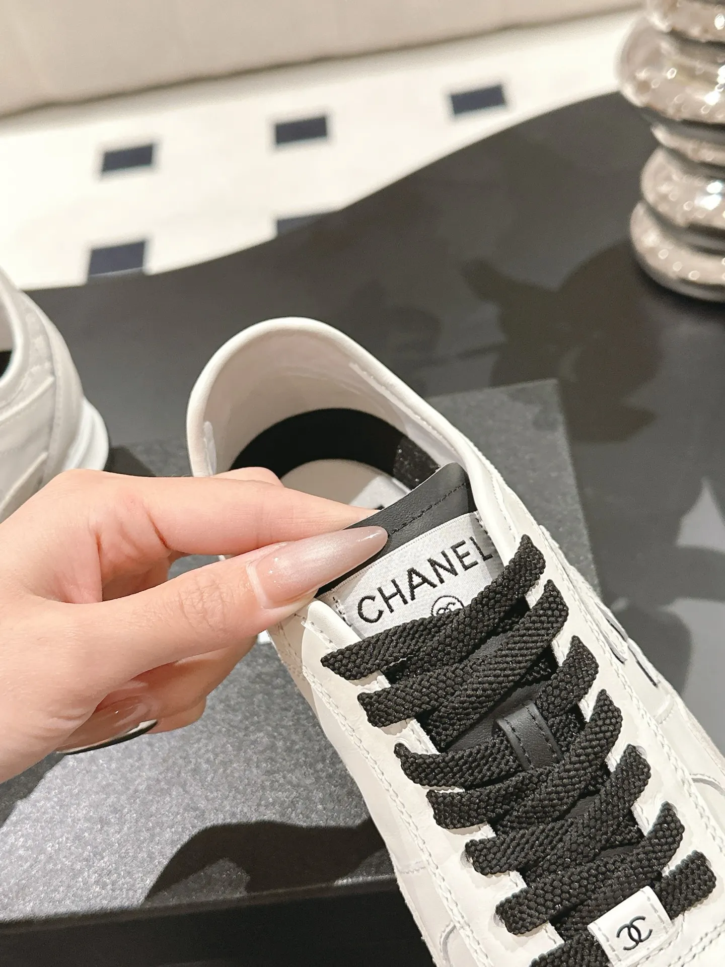 Chanel Sheepskin Shoes Sneakers Image 7 Chanel Sheepskin Shoes Sneakers Image 7