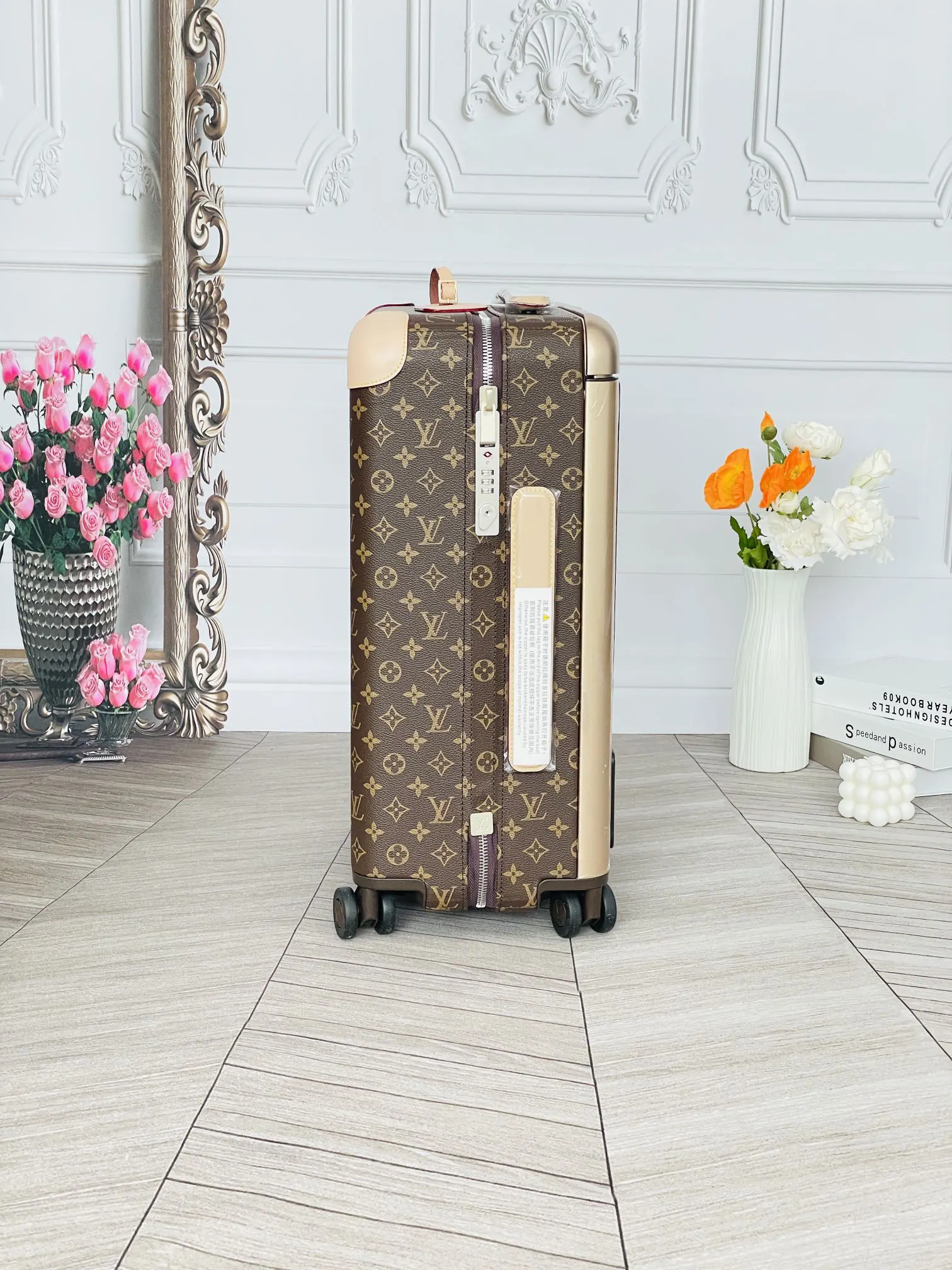 LV 老花 帆布 行李箱 旅行拉杆款 輕便出行款