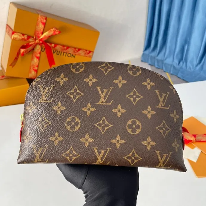 金色 帆布 化妆包 便携收纳款