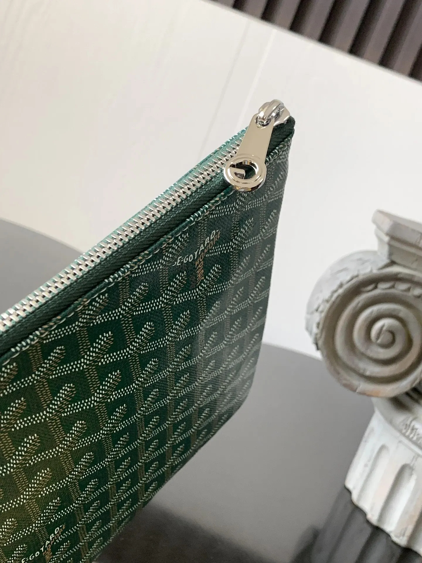 Goyard Green Clutch Bag
