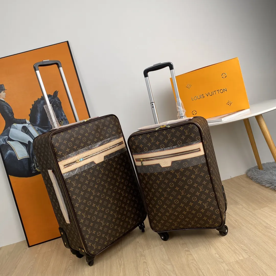 Louis Vuitton Black Monogram Suitcase Travel Lightweight Canvas