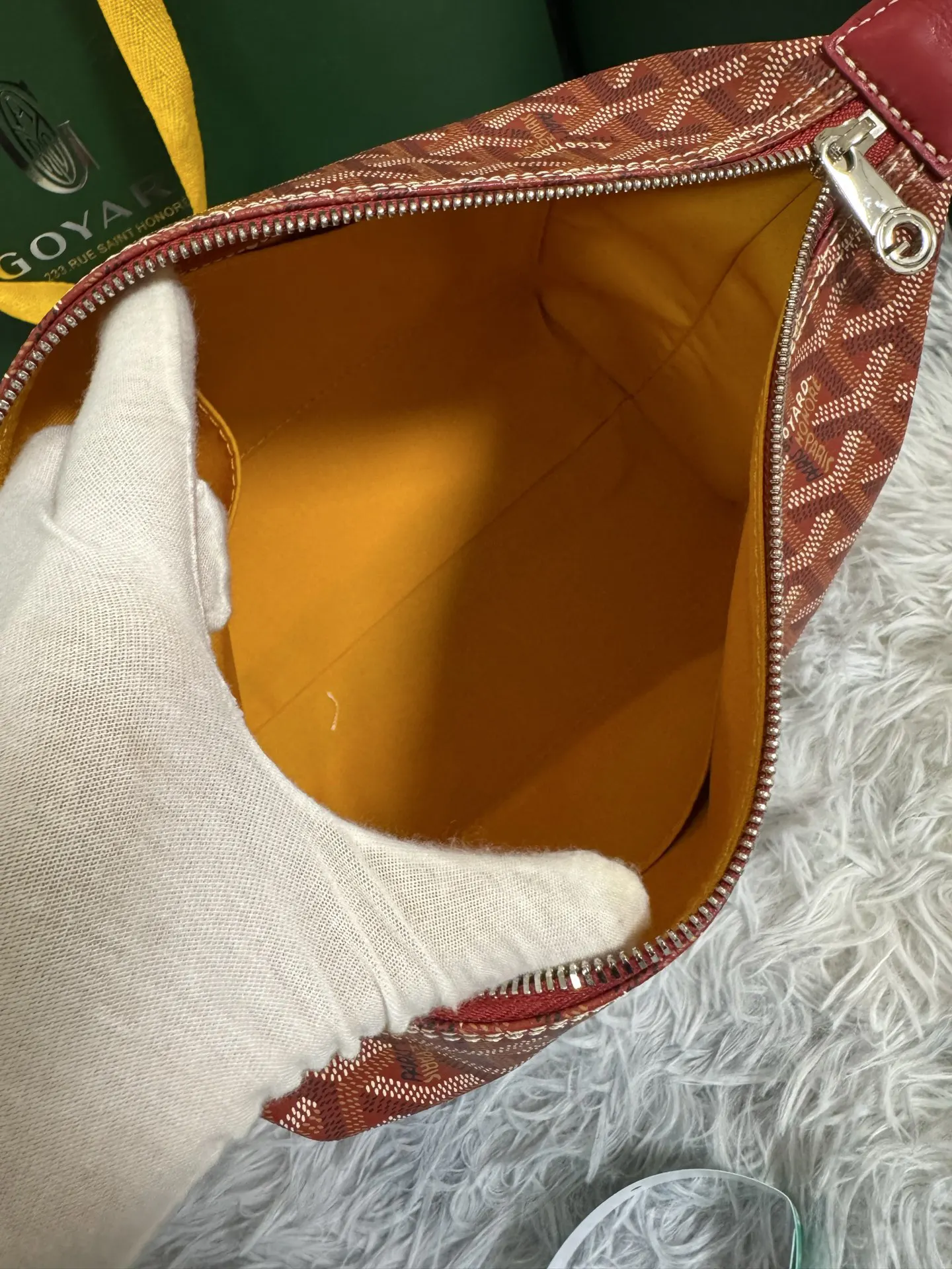 Cosmetic Pouch Leather