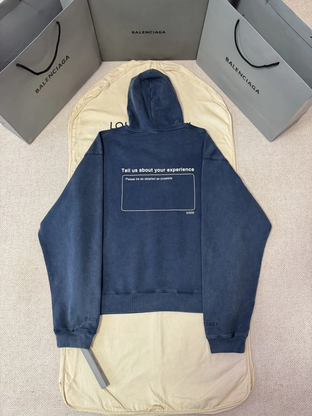 Balenciaga 卫衣 深蓝色