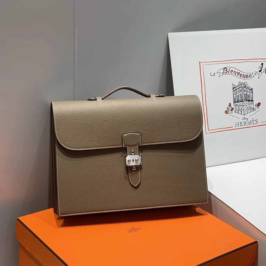 Briefcase Business Commuter Leather