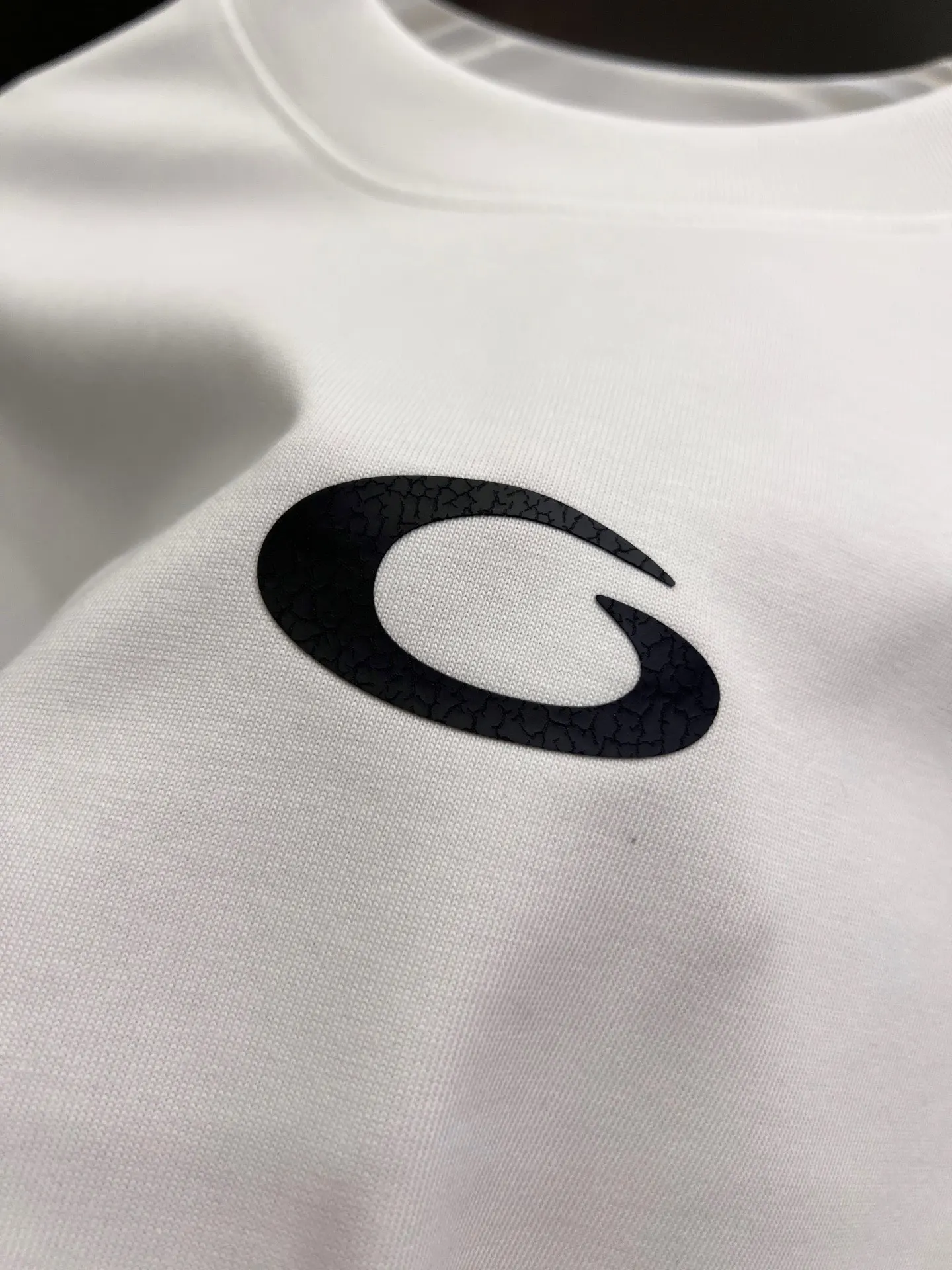Balenciaga 黑色 纯棉 Logo 短袖T恤 宽松休闲