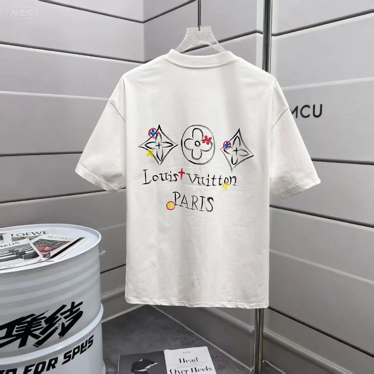 LV short sleeve T-shirt T-shirt Image 2 LV short sleeve T-shirt T-shirt Image 2