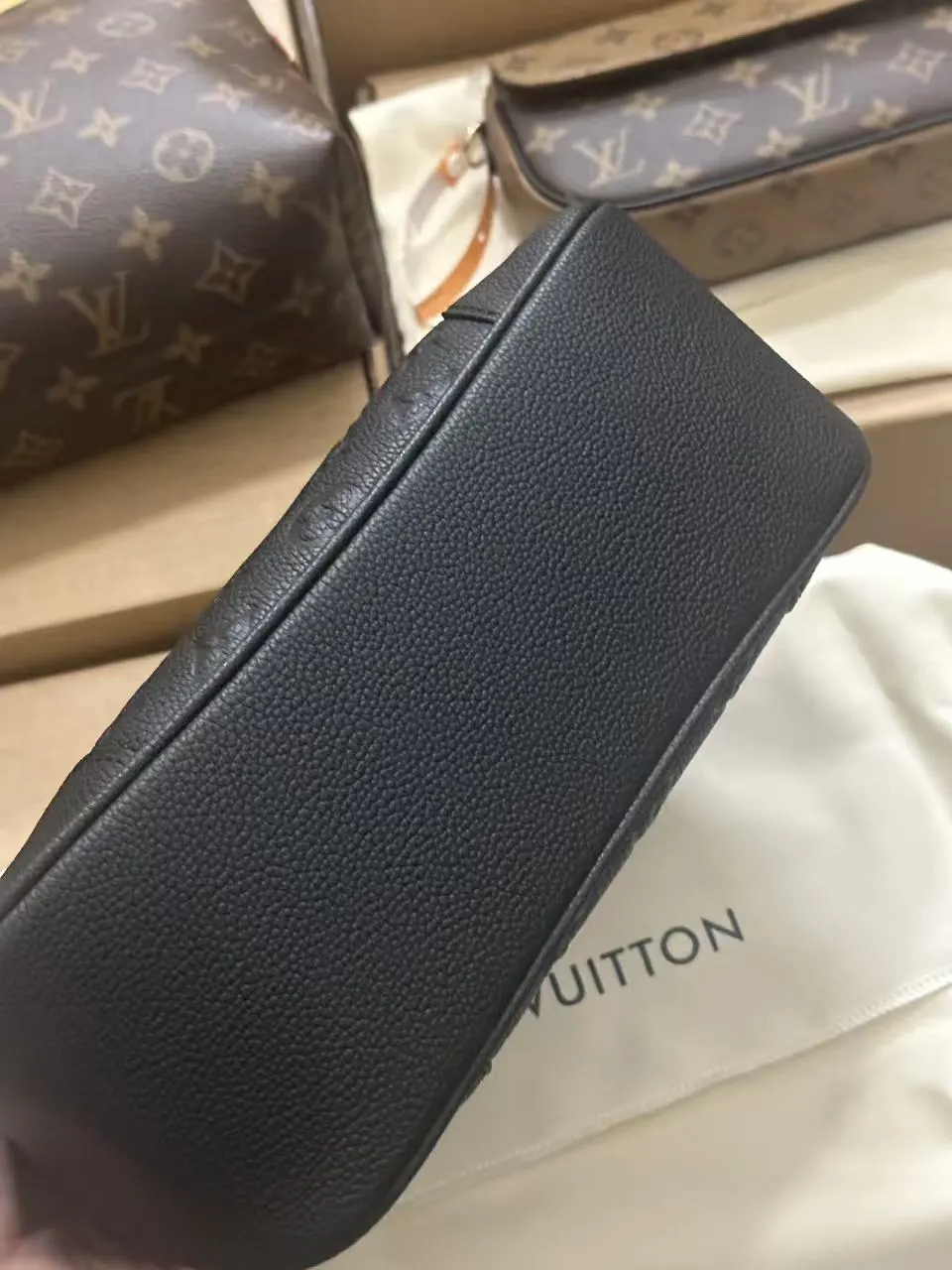 黑色 腋下包 复古腋下背款