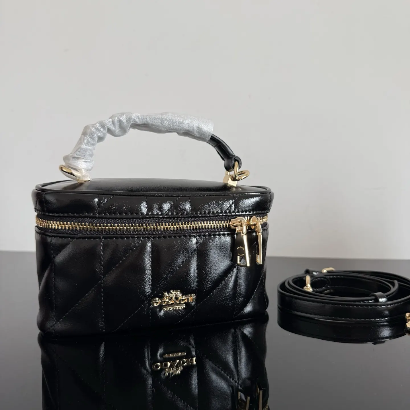 Coach 皮革 Originals 包 的材质选 化妝包 便携收納款