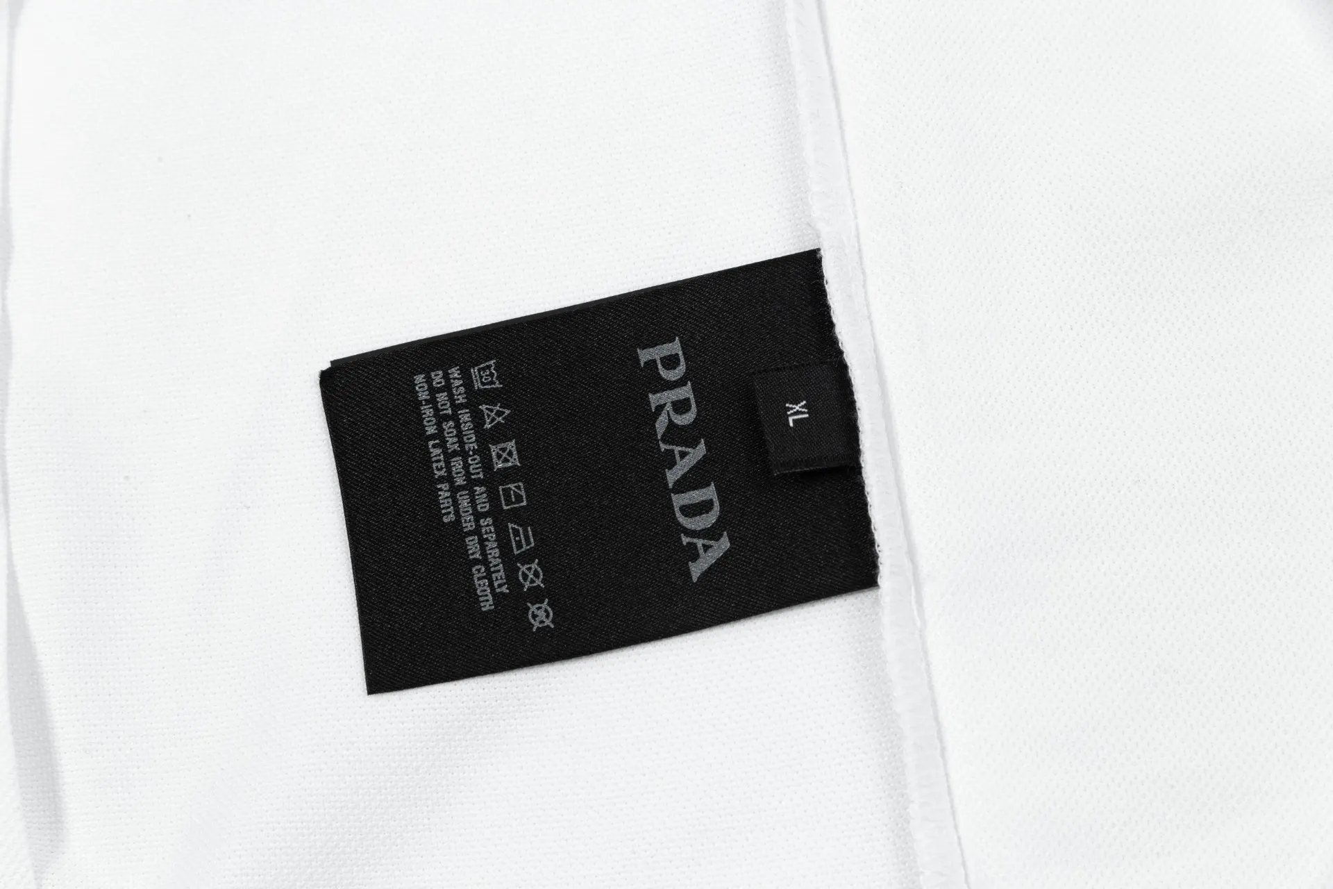 Prada 三角标 棉质 Polo衫