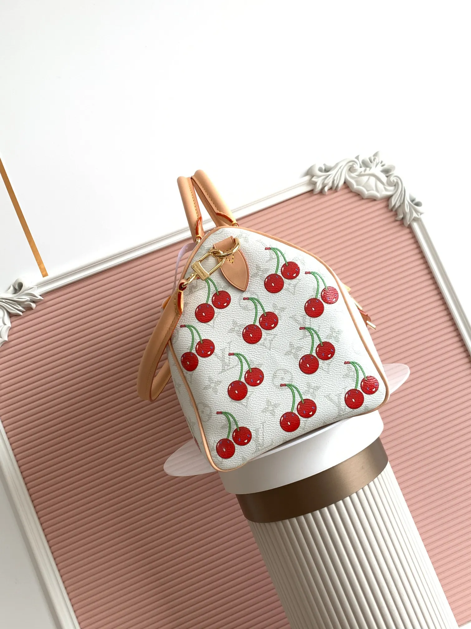 LV Speedy 老花 牛皮 收纳包 旅行收纳款