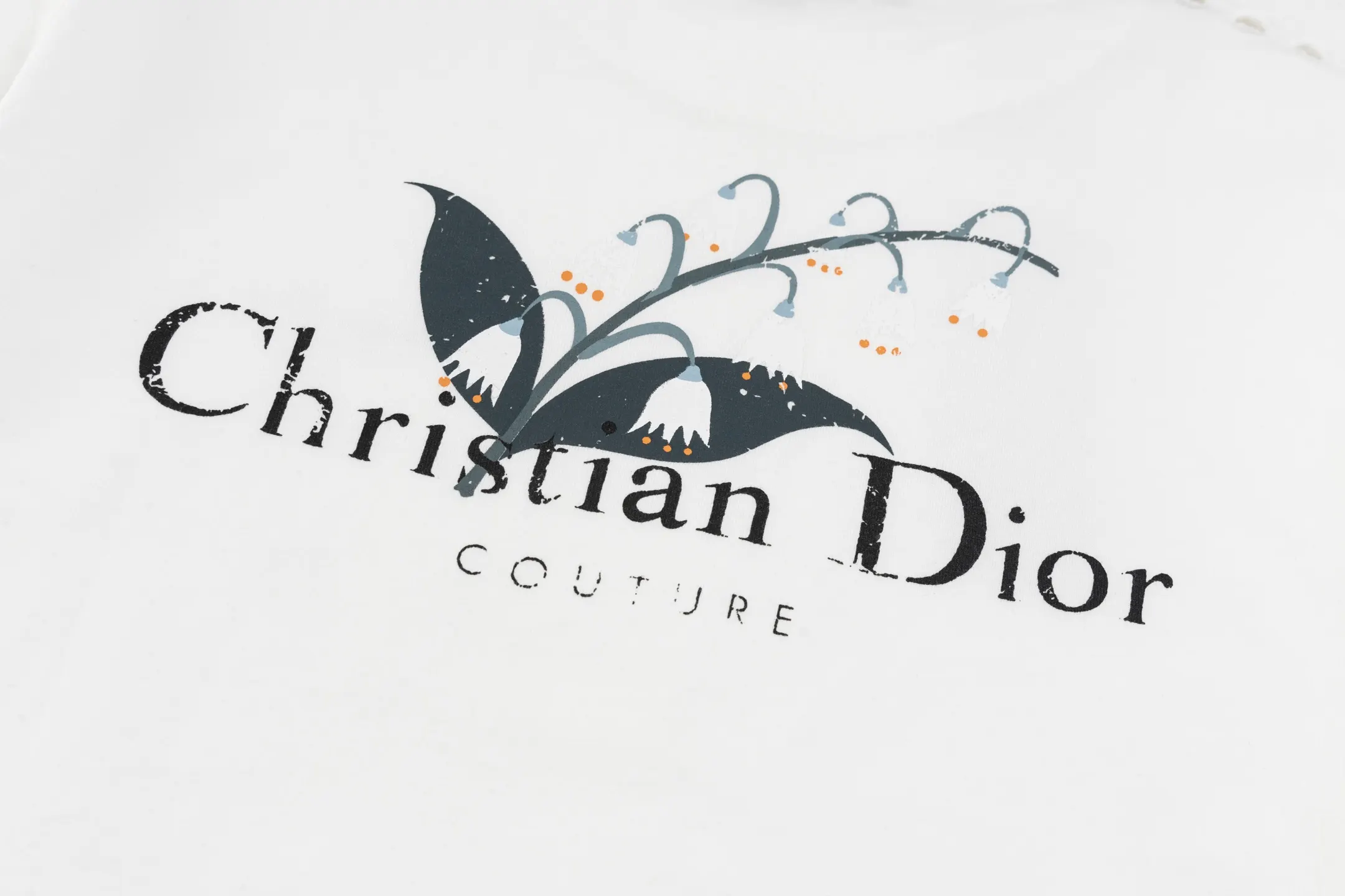 DIOR 印花 水洗 短袖T恤 休闲百搭款