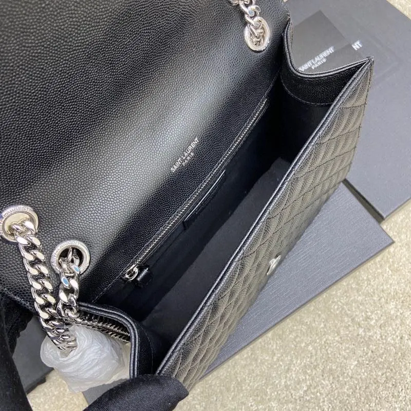 黑色 牛皮 批 精品专供 黑色球纹 銀链 鏈條包 精致鏈條款