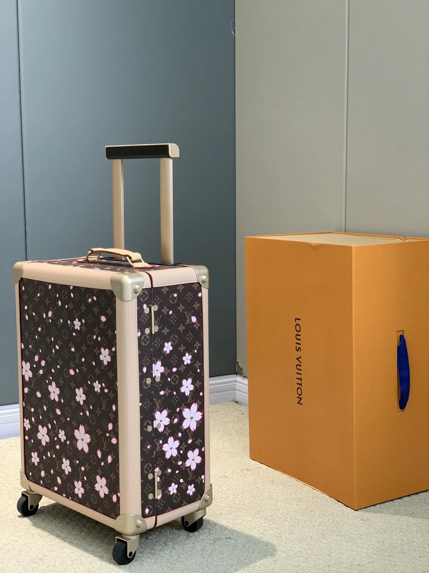 Suitcase Travel Lightweight Leather