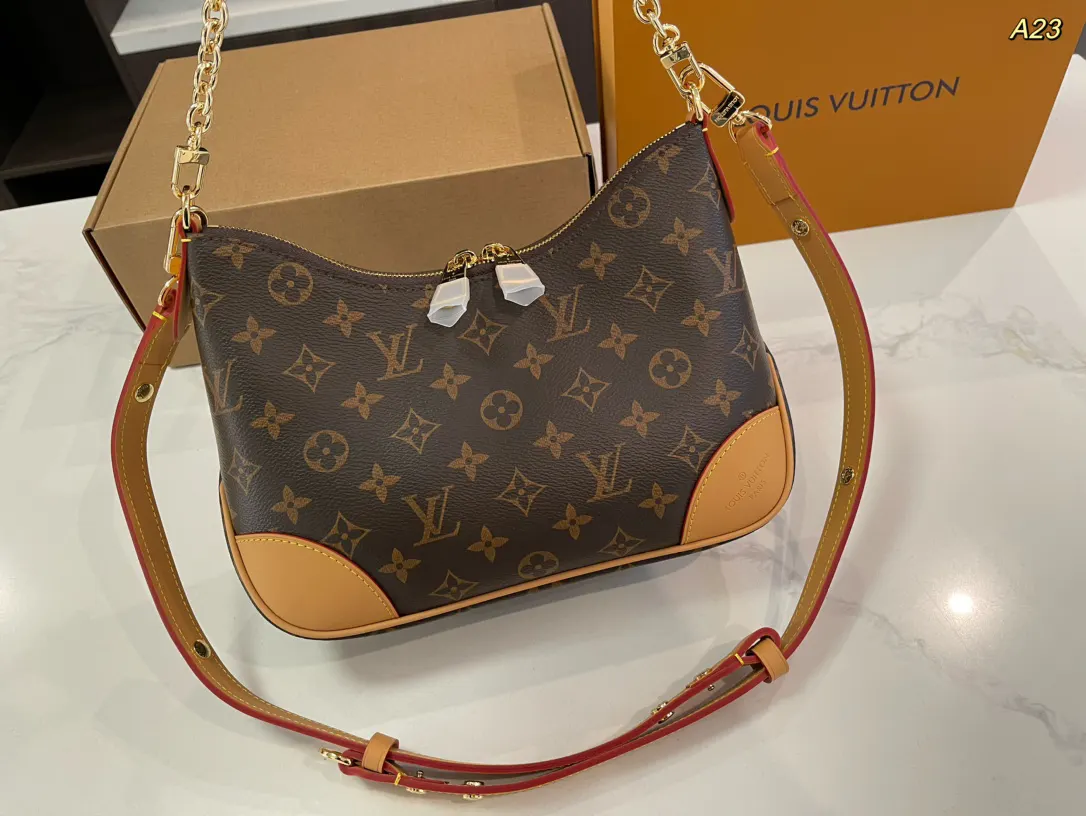 Louis Vuitton Black Monogram Hobo Shoulder Bag Vintage