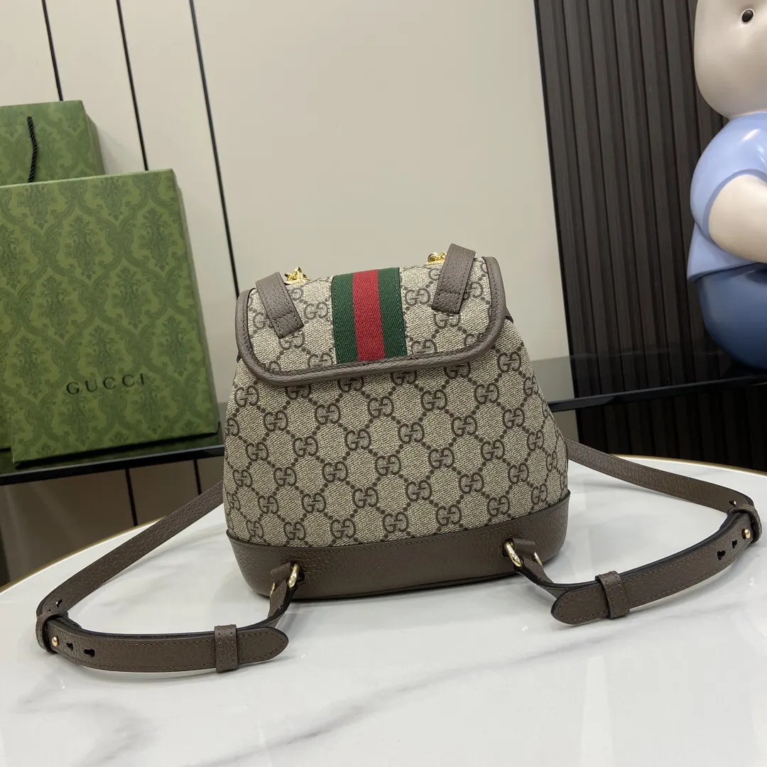 棕色 红色 帆布 双肩包 实用双肩款