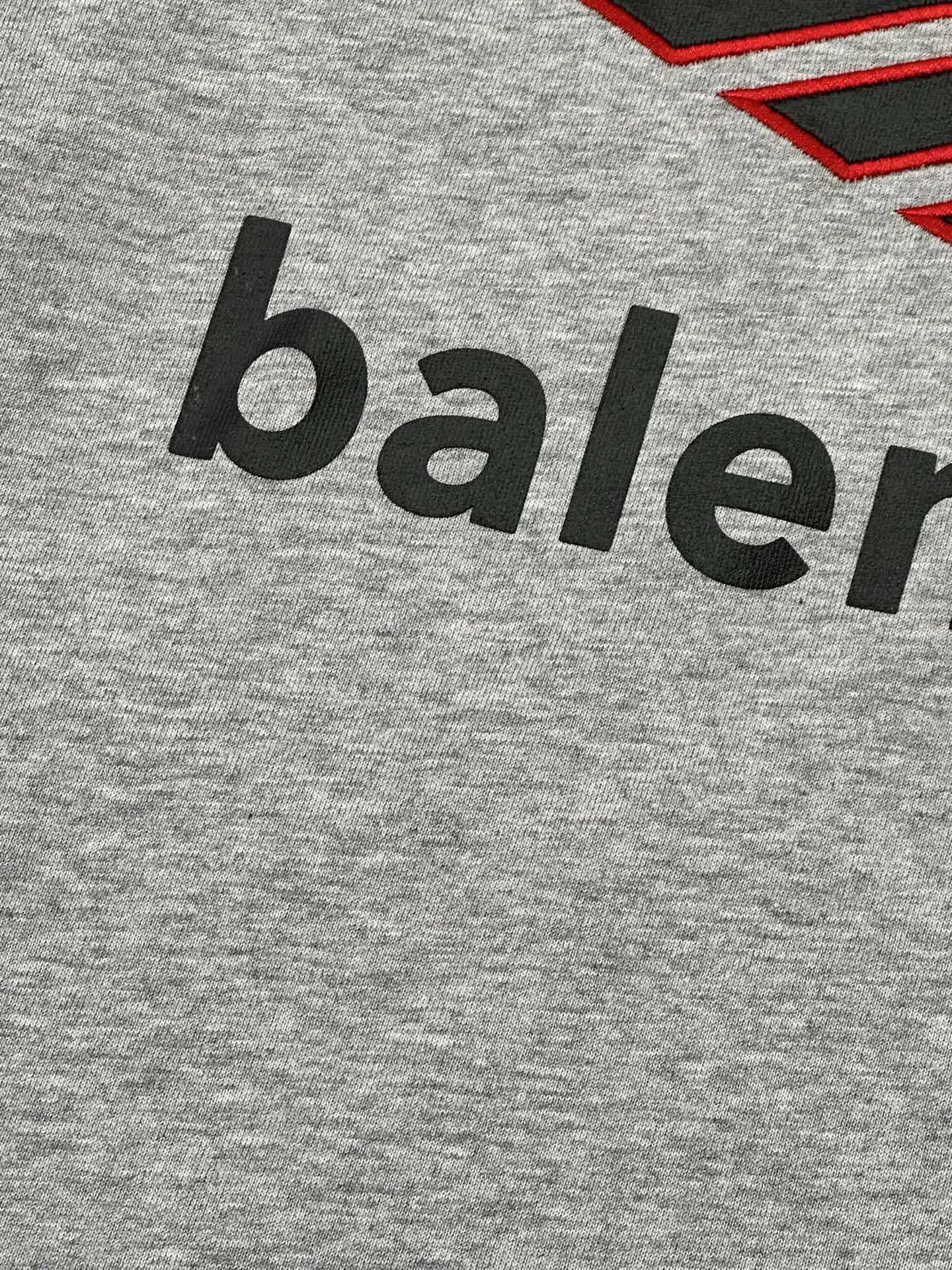 Balenciaga Black Cotton Logo Short Sleeve T-Shirt Street