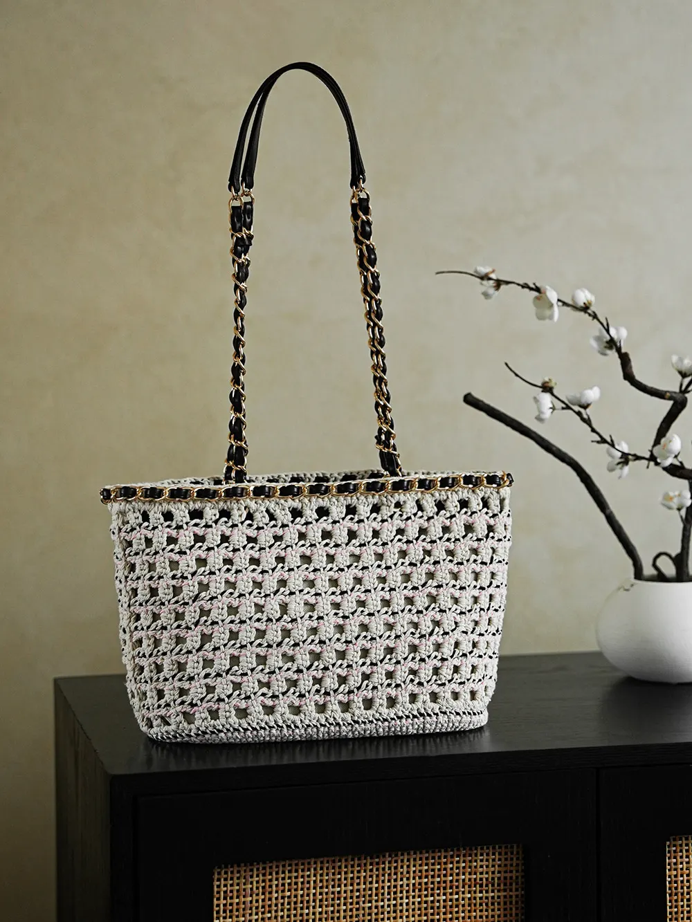 Pink Gold Organizer Pouch Travel