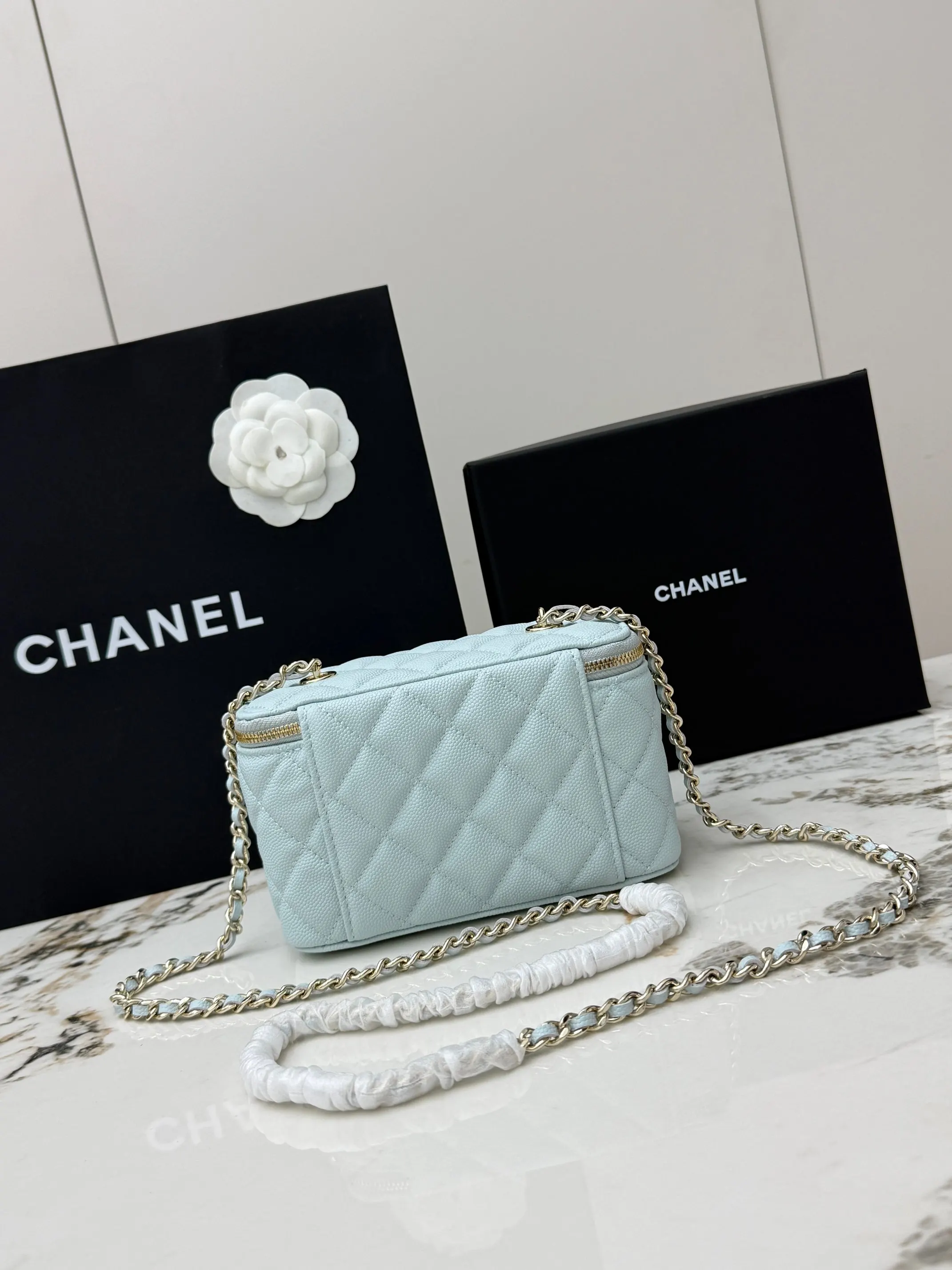 CHANEL 金色 牛皮 鏈條包 精致鏈條款