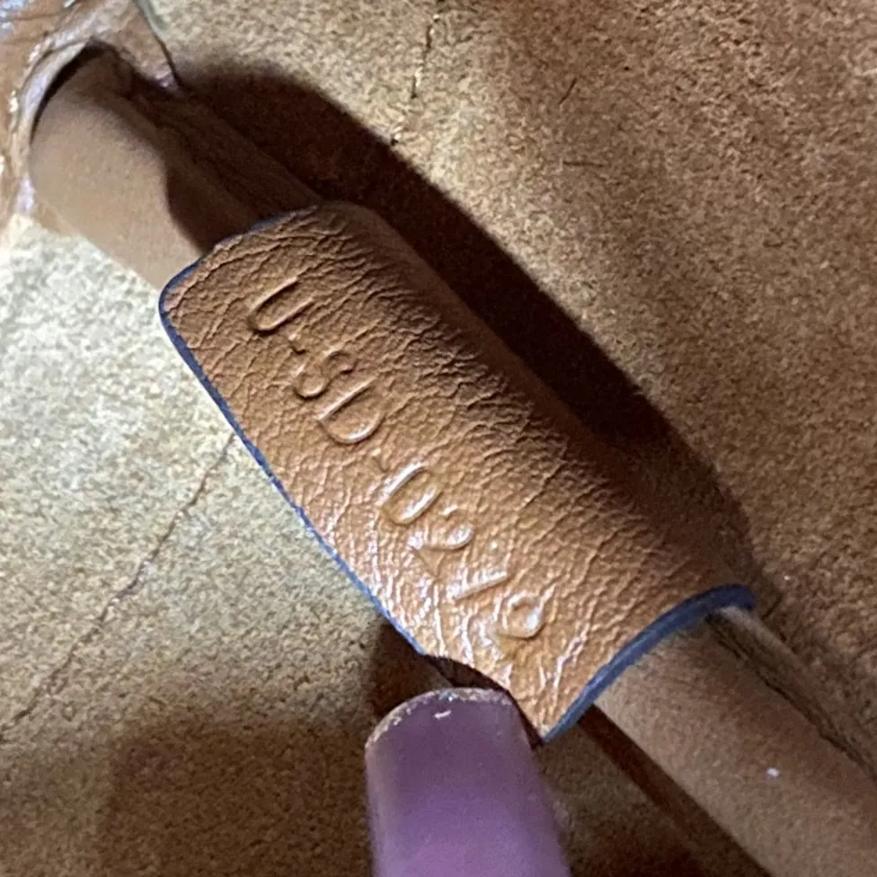 Brown Gold Bucket Bag Casual Premium