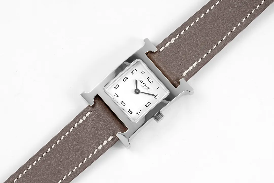 Hermes 牛皮 手表 精致腕表款