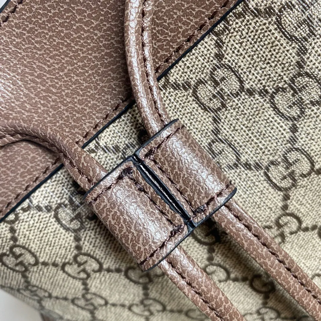 Gucci GG Supreme Ophidia 老花水桶包 手提单肩