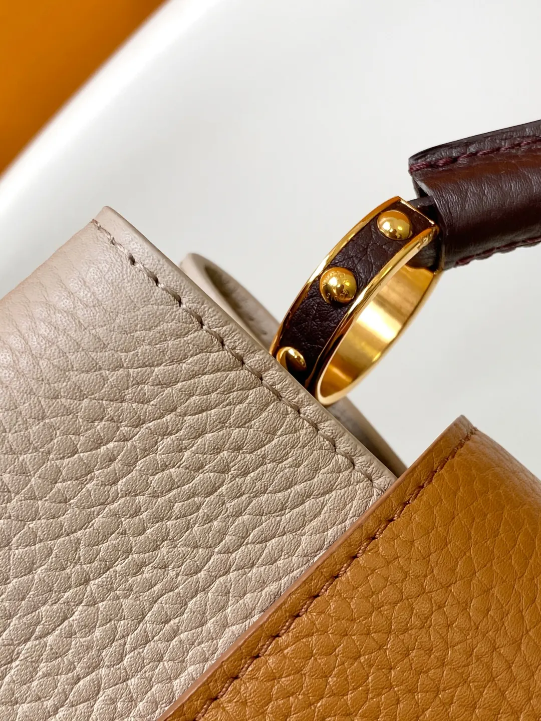 Louis Vuitton Brown Organizer Pouch Travel Leather