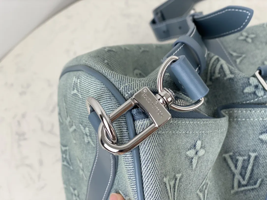 LV Keepall 丹宁 牛皮 旅行袋 大容量旅行款(數字9) LV Keepall 丹宁 牛皮 旅行袋 大容量旅行款(數字9)
