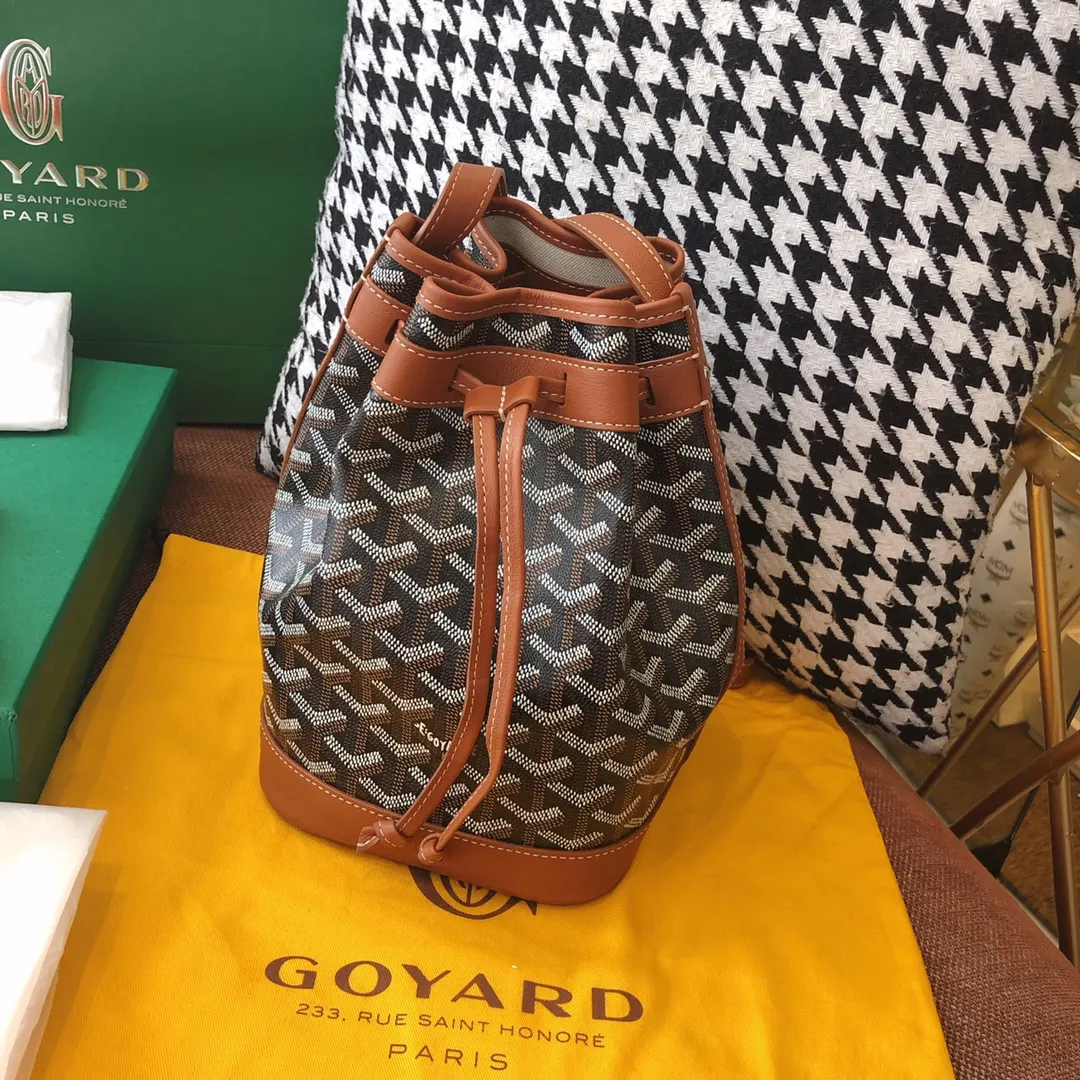 Goyard 棕色 老花 帆布 水桶包 休閒水桶款